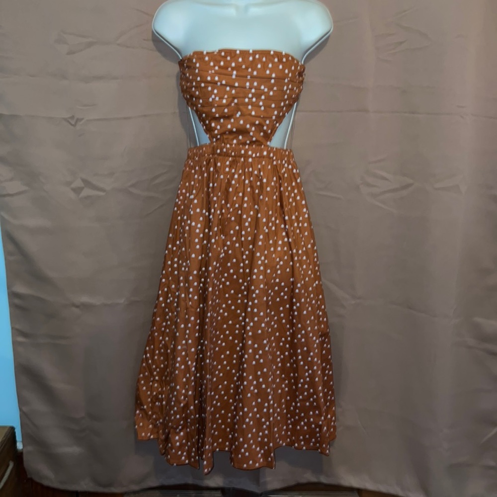 #617 ✅ polka dot midi dress - Picture 1 of 9